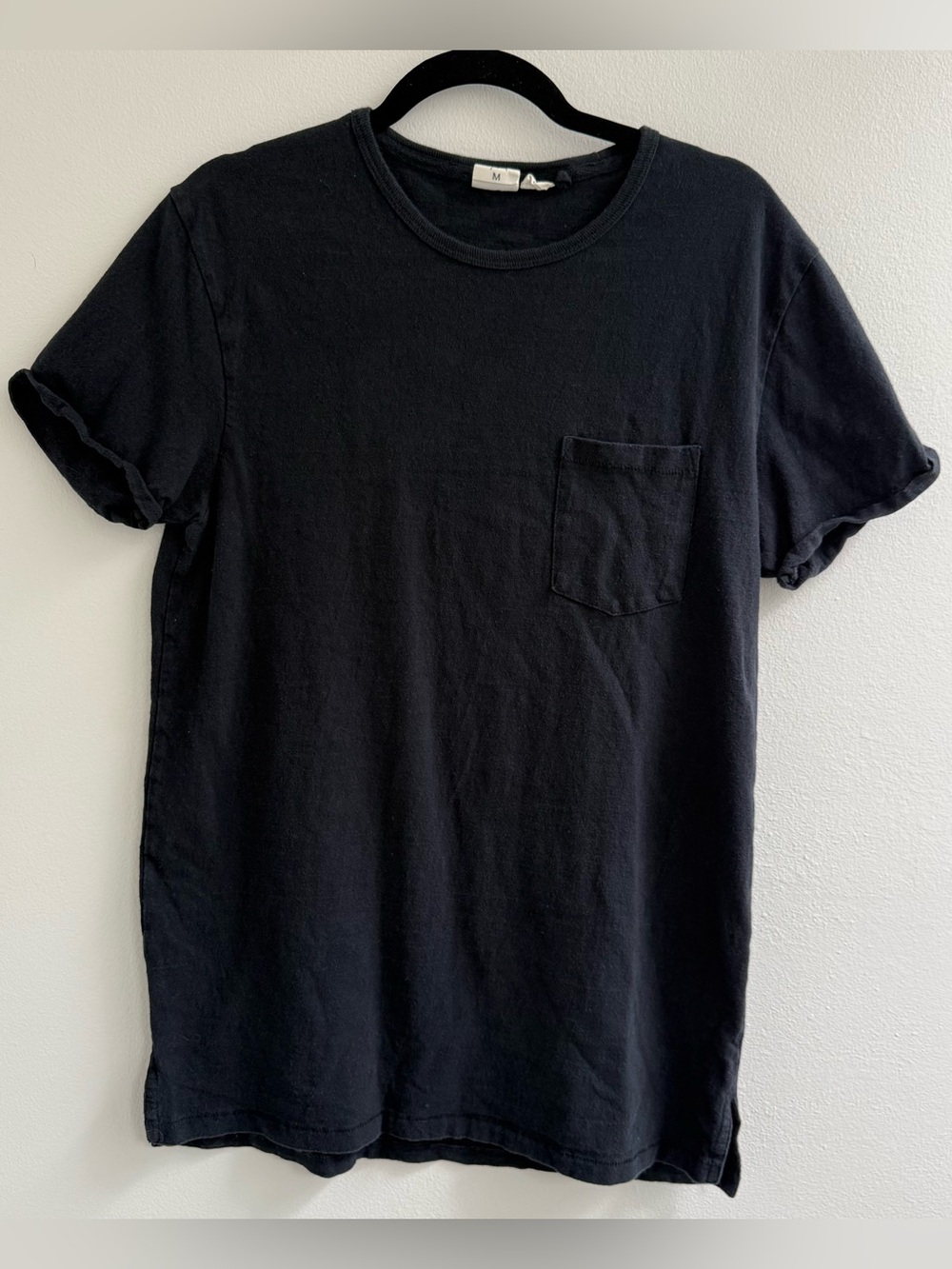 Urban outfitters Black Pocket Crew Neck T-Shirt